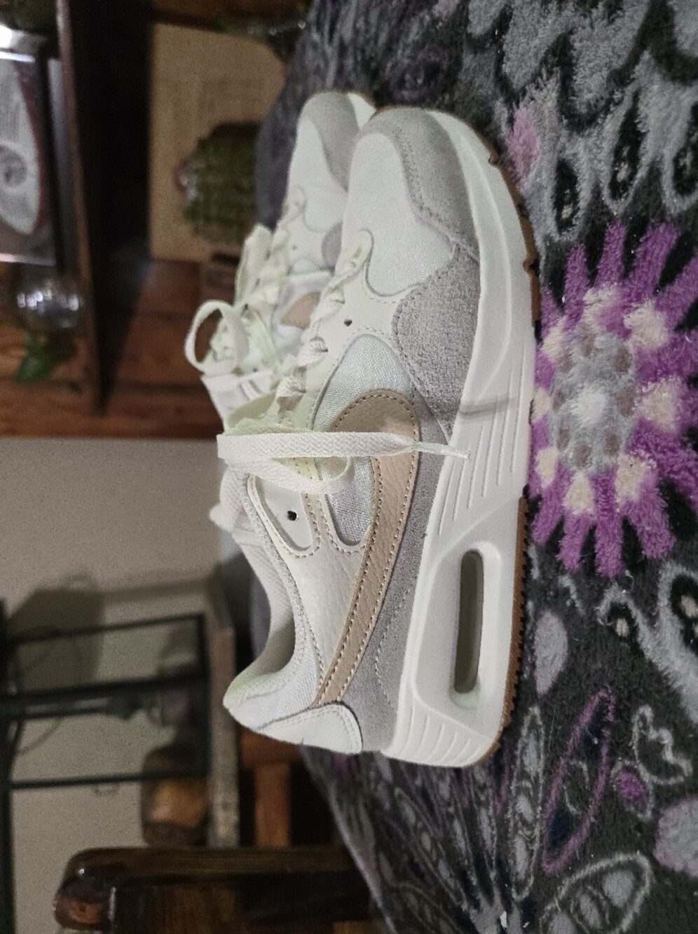 Nike Air Max SC Women's White Gray Tan Gum Sneakers Size 7.5
